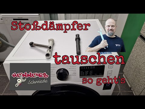 Waschmaschine rumpelt und schlägt 😱. Stoßdämpfer günstig und einfach selber tauschen