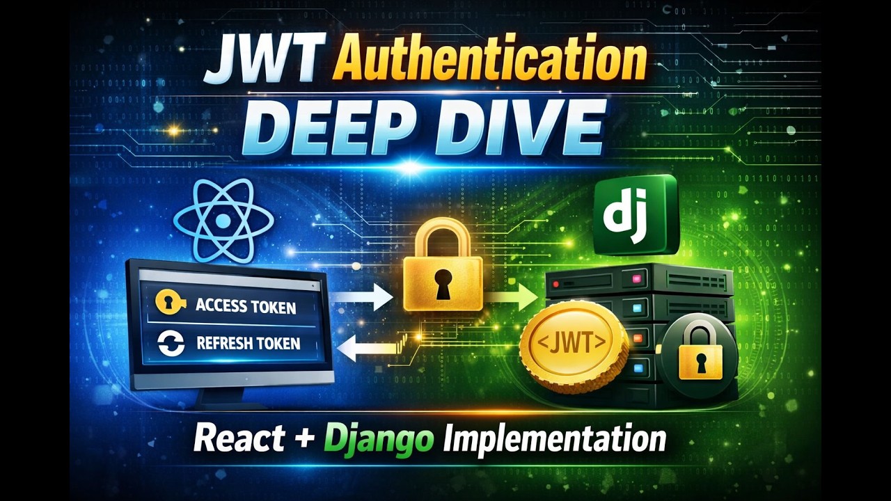 How JWT Authentication Actually Works (React + Django Demo)