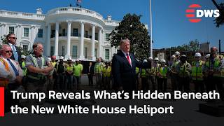 WATCH: Trump Reveals What’s Hidden Beneath the New White House Heliport | AC15