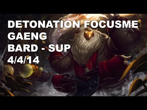 DetonatioN FocusMe Gaeng Sup Bard vs Nautilus - KR Master Patch 10.8