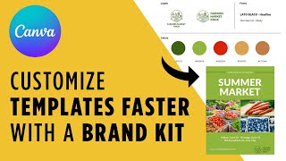 Speed Up Your Canva Template Customization With A Brand Kit! | Graphic Design Made Easy