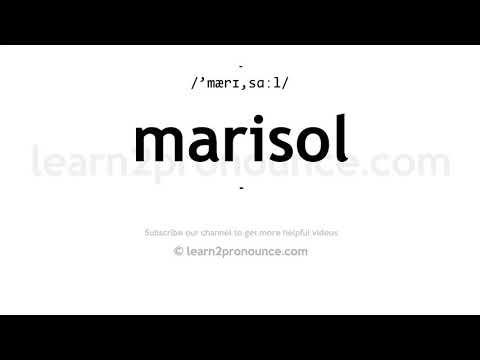 How to pronounce Marisol | English pronunciation