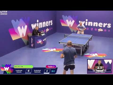 Winners League 18.10.21 Lushchyk Mykola - Drabchuk Mykhailo 15:30