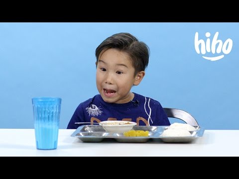 アメリカの子供たちが世界の給食に挑戦 (American Kids Try School Lunches from Around the World)
