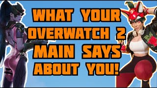 WHAT YOUR OVERWATCH 2 MAIN SAYS ABOUT YOU! (All Heroes)