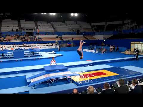 KHRISTENKO Alina (RUS) W - 2019 Trampoline Worlds, Tokyo (JPN) - Qualification Double Mini R2