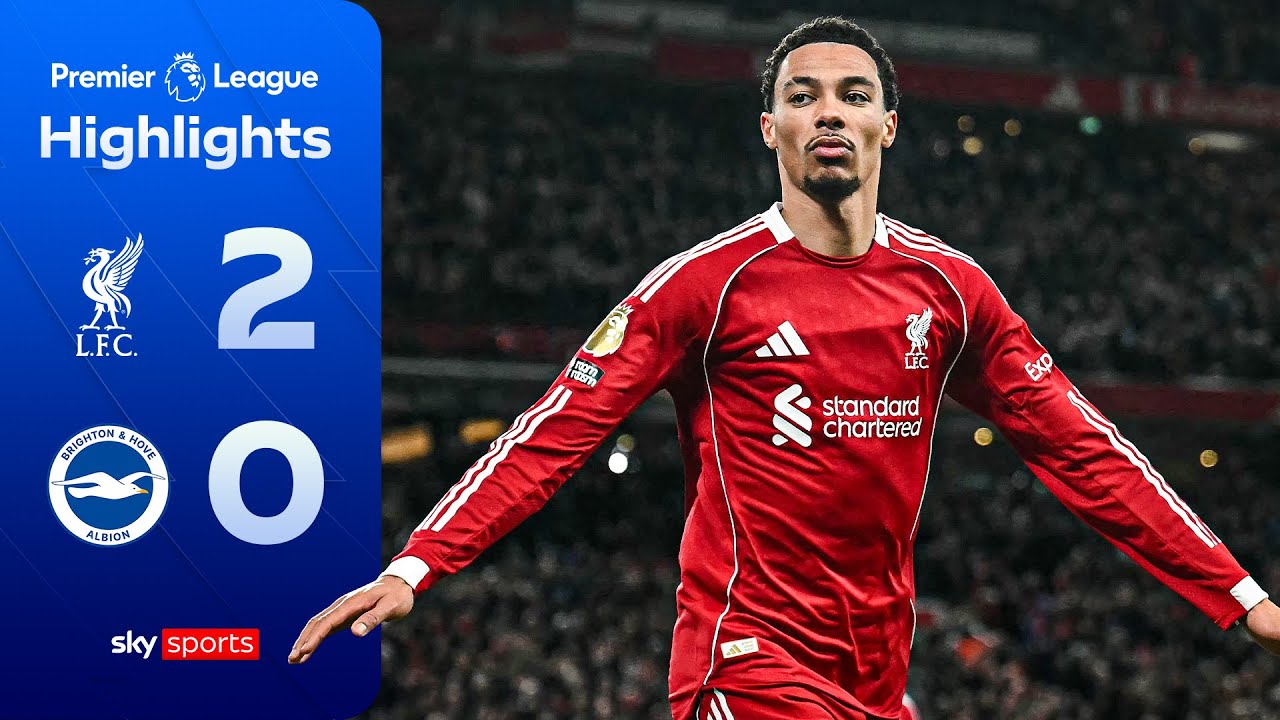 Ekitike BRACE as Salah grabs assist before AFCON departure | Liverpool 2-0 Brighton | EPL Highlights