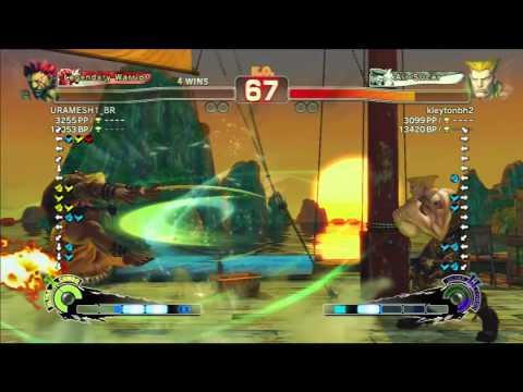 [SOA]URAMESH1_BR(Akuma) VS kleytonbh2(Guile) SS4 AE 2012 PSN