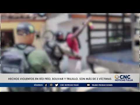 Vigilancia Intensificada: reporte de hechos violentos en Río Frío y Trujillo.
