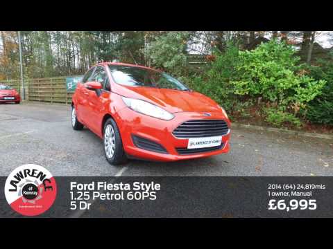 Lawrence of Kemnay 2014 Ford Fiesta Style 1.25 60PS 5 Dr