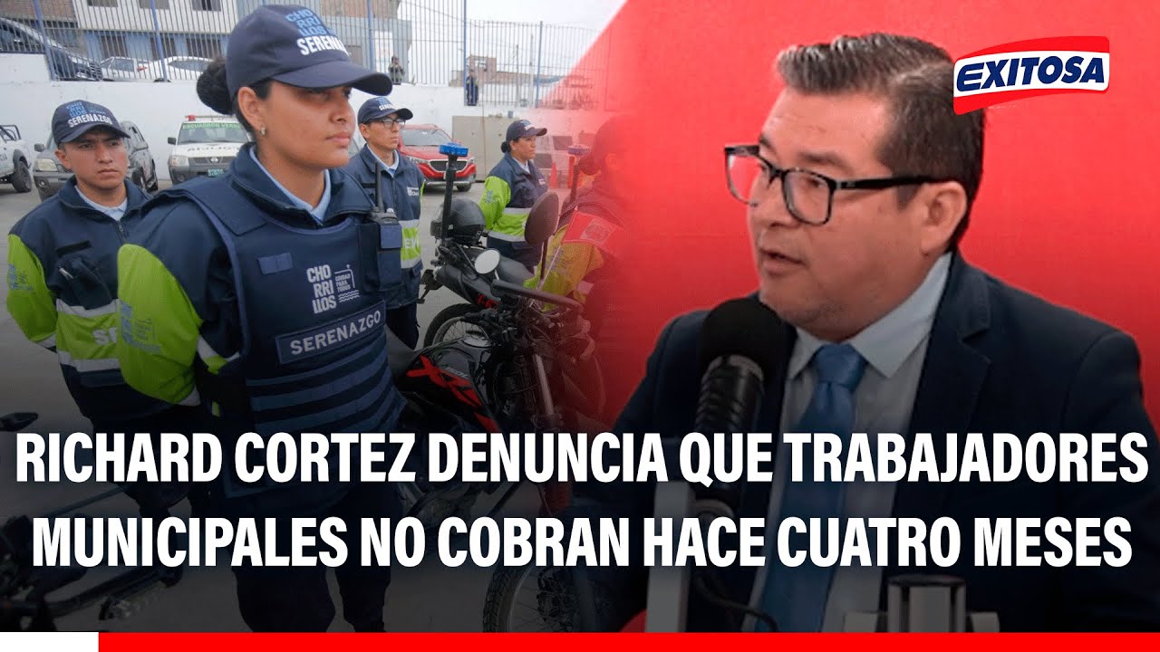 🔴🔵 Alcalde de Chorrillos denuncia que trabajadores municipales no cobran hace cuatro meses