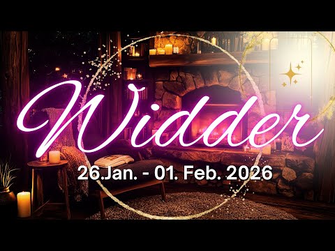 "DIESE ENTSCHEIDUNG FÜHRT ZUM ERFOLG" Widder ♈️ 26.Jan. - 01.Feb. 2026 Wochen-Legung