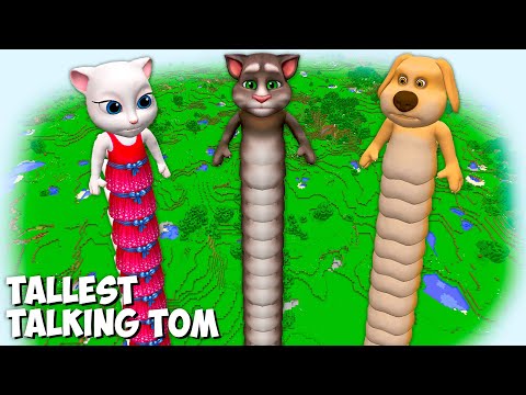 I Found REAL TALLEST TALKING TOM and Talking ANGELA and TALKING BEN in Minecraft - Coffin Meme
