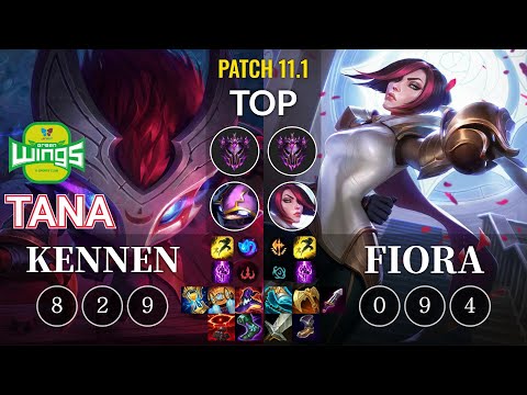 JAG TaNa Kennen vs Fiora Top - KR Patch 11.1