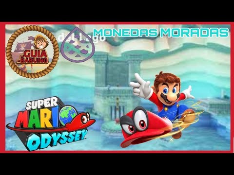 🌛Monedas Moradas del Reino del lago /Super Mario Odyssey🌜