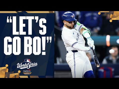 BO BICHETTE HOMERS TO GIVE THE BLUE JAYS A GAME 7 LEAD vs. Shohei Ohtani and the Dodgers! 💪