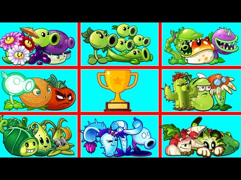 PvZ 2 Tournament! Random 8 Teams Plants - Which Teams Plants Will Win?