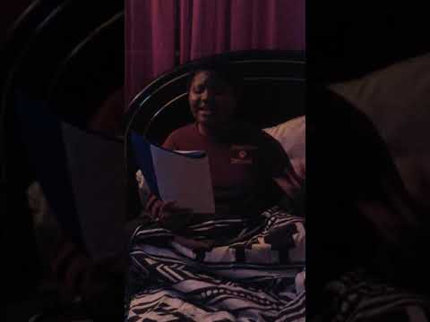 Sister singing. Doing a give away.  Ghost caught on camera. (Not click  bait)