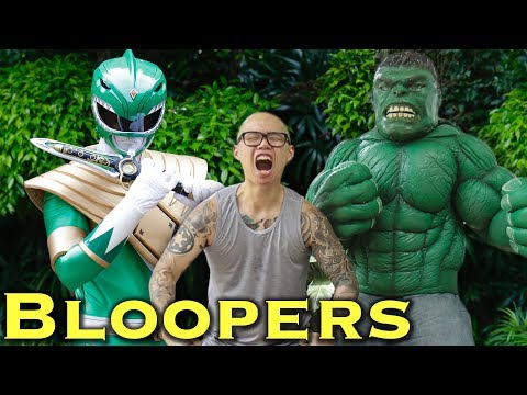 The Angry Green Ranger - feat. THE HULK [BLOOPERS] Video