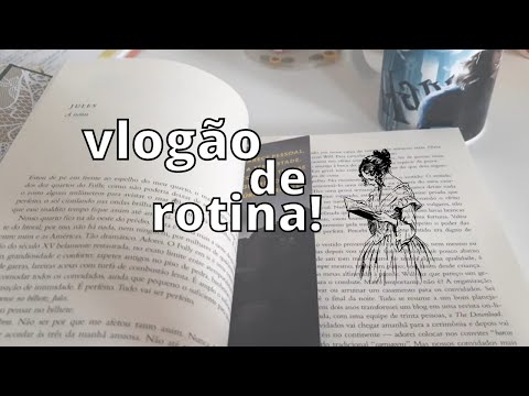 VLOG DE ROTINA | Dia de vídeo novo, andamento de leitura e mais