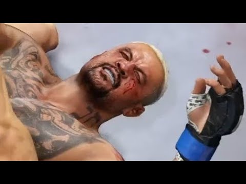 UFC Chansung Jung vs Mark Hunt Bloody Knockout by Korean Zombie