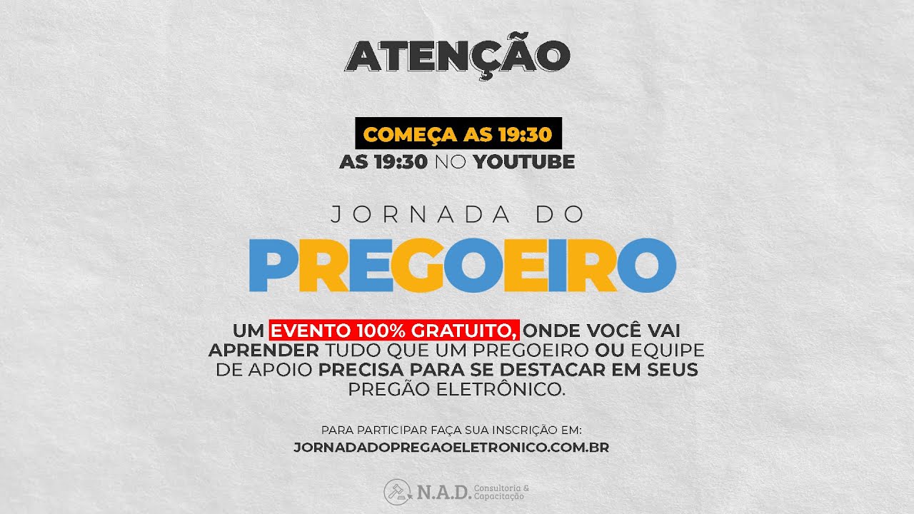 #01 - JORNADA DO PREGOEIRO - COMO OPERAR O PREGÃO ELETRÔNICO COM SEGURANÇA E FACILIDADE
