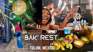 BAK' Restaurant, Best Restaurants in Tulum | Tulum, Mexico Travel Vlog