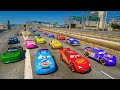 Street Race Crash Cars 3 Lightning McQueen Jackson Storm Cruz Ramirez The King Chick Hicks Friends