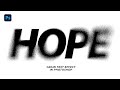 How To Create Grain Text Effect Photoshop Tutorial