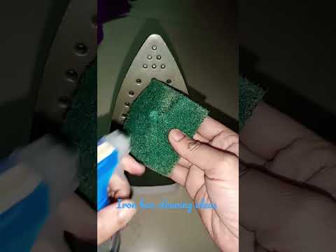 iron box cleaning hacks/how to remove stain #shorts