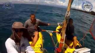 preview picture of video 'Duka Bay to Portulin, Upwind Sailing with 4 crew, 13July2014'