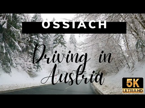 Driving in Austria: Ossiacher See in Winter | Record Amount of Snowfall | GoPro Hero9 5K UHD
