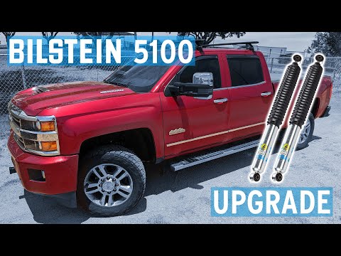 Bilstein 5100 Shock Upgrade for my 2018 Silverado 2500 HD | Now We Roam
