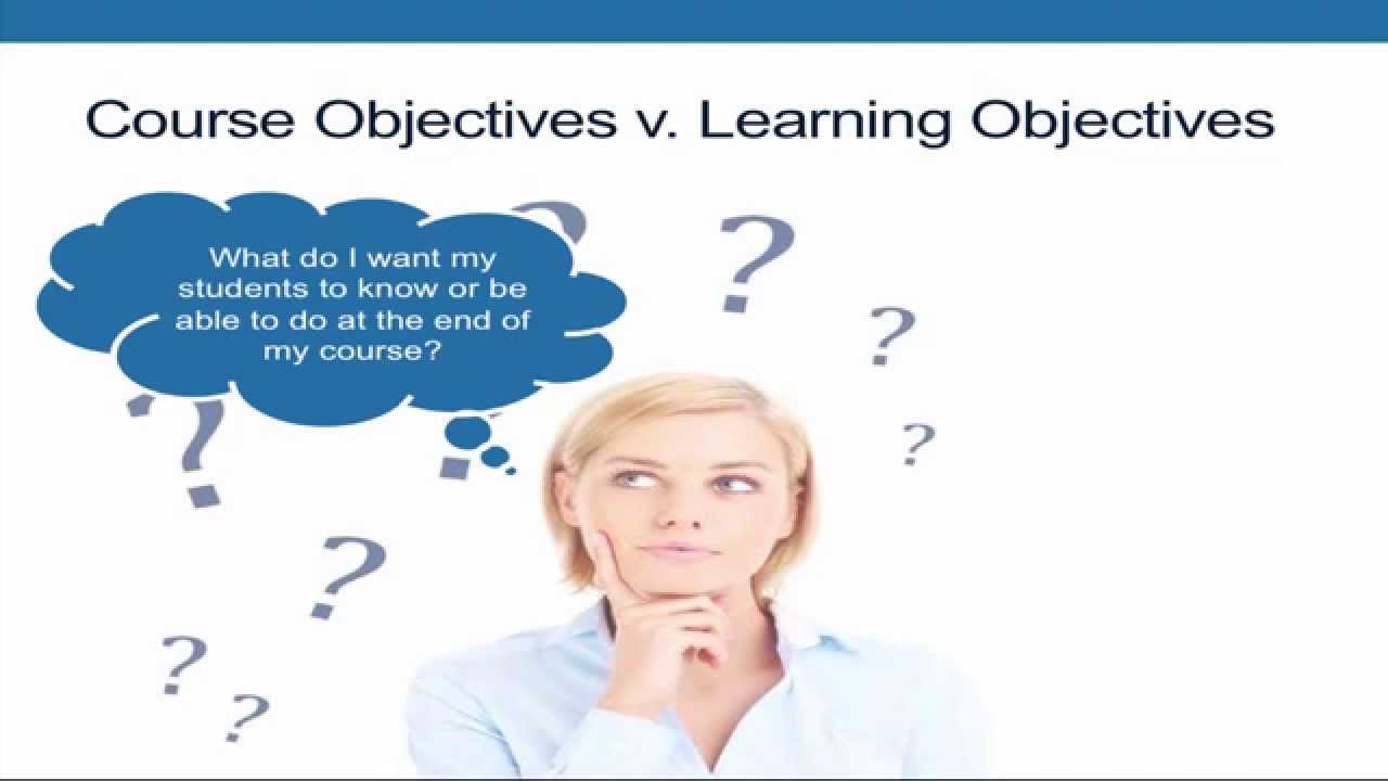 3.1 - Fundamentals of Course and Learning Objectives