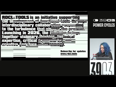 Video Thumbnail: 39C3 - Coding Dissent: Art, Technology, and Tactical Media