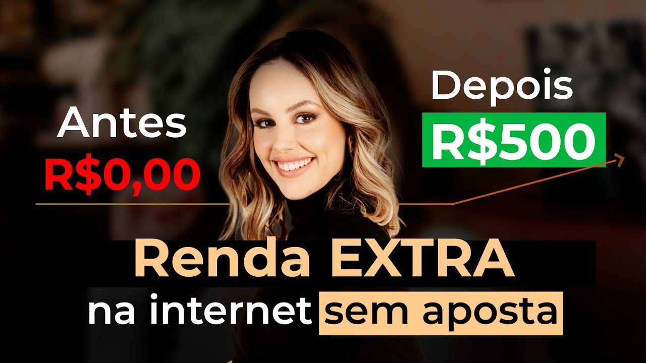 Como fazer renda extra na internet em 2024 // sem renda passiva, sem aposta, sem dinheiro fácil