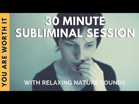 DEFEAT PANIC ATTACKS | Subliminal Affirmations & Relaxing Nature Sounds
