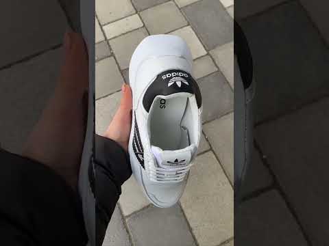 Білі шкіряні кросівки Adidas для чоловіків, чоловічі весняні кросівки шкіра, чоловічі стильні кросівки Адідас - фото 1 - id-p2130997418