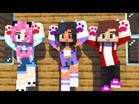 YAY ARIGATO FIRST MEET SUPER IDOL APHMAU, MAIZEN, MEU SAN FRIENDS - MINECRAFT ANIMATION #shorts