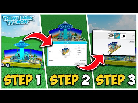How to Make BLUEPRINTS in Theme Park Tycoon 2!