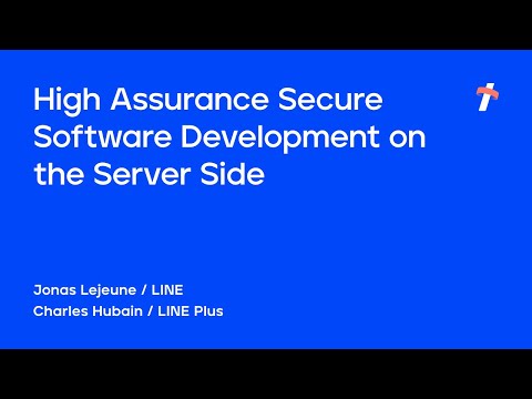 High Assurance Secure Software Development on the Server Side -English version-
