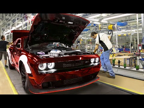 , title : 'Inside Factory Producing the Monstrously Powerful Dodge Challenger- Production Line'