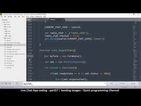 Live chat app | Part05 Javascript basics | Javascript AJAX HTML CSS JSON PHP MYSQL Tutorial