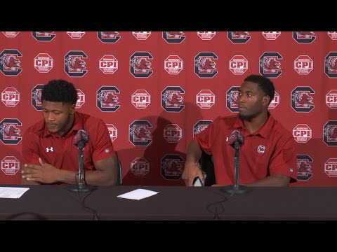 POSTGAME: Ernest Jones, T.J. Brunson on Vanderbilt — 11/2/19