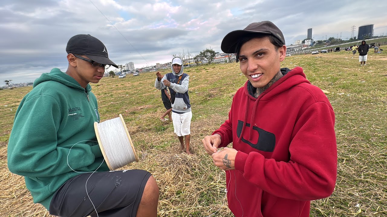 SOLTANDO PIPA COM OS  PROFISSIONAIS 