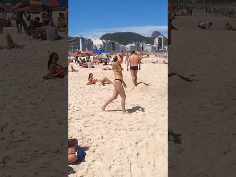 🇧🇷 Copacabana Beach in Rio de Janeiro🌴Brazil
