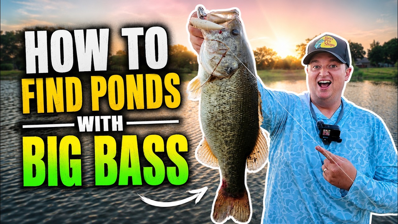 How to Find Ponds with Big Bass! (The Details that Make a Difference)