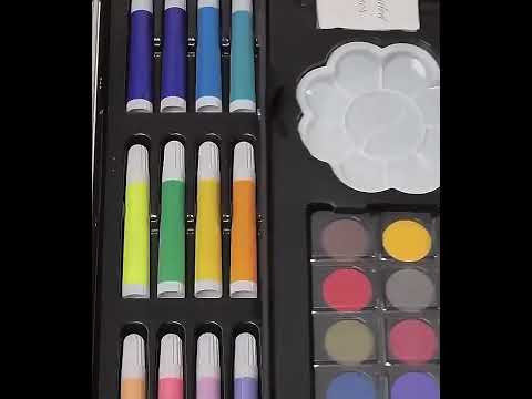 Набор для рисования и творчества для девочек Художественный чемодан 145 предметов в кейсе розовый TC - фото 1 - id-p2671983565