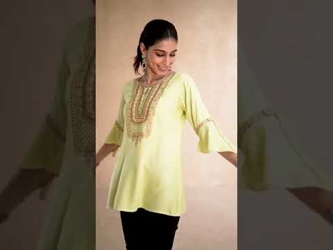 Vamika Anokhi Heavy Rayon Wholesale Tunic Catalog – product video thumbnail