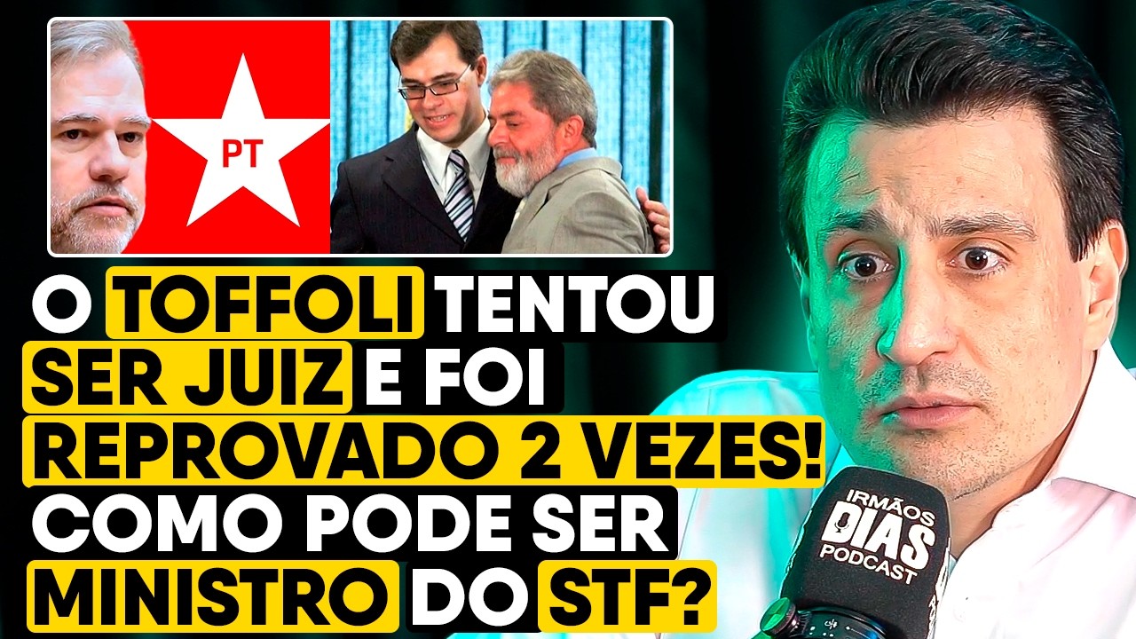 Um MINISTRO do STF que REPROVOU em CONCURSO pra JUIZ?! Pavinatto EXPÕE Dias Toffoli